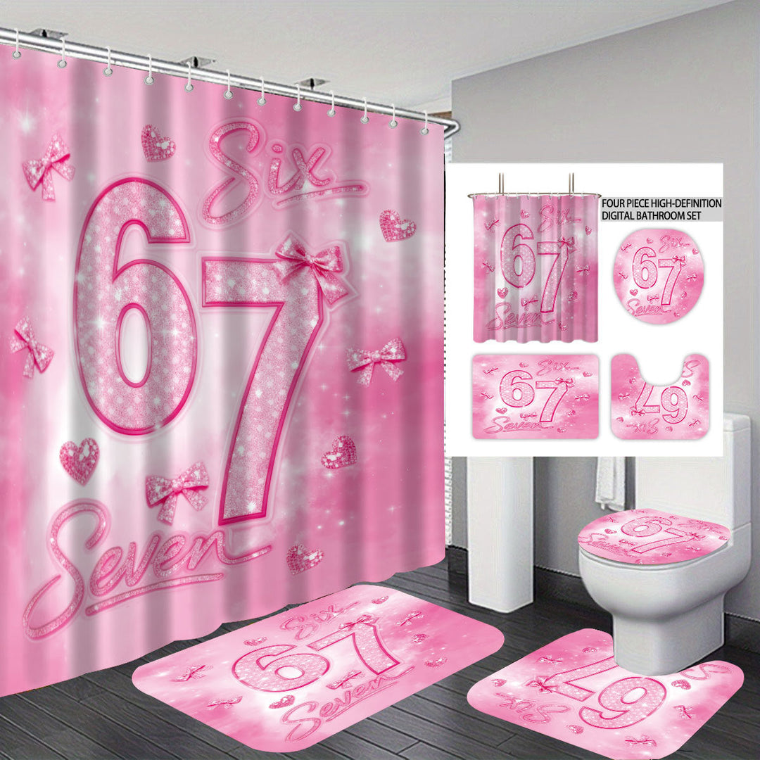 Colorful Dessert-Themed Bathroom Set Kalsten