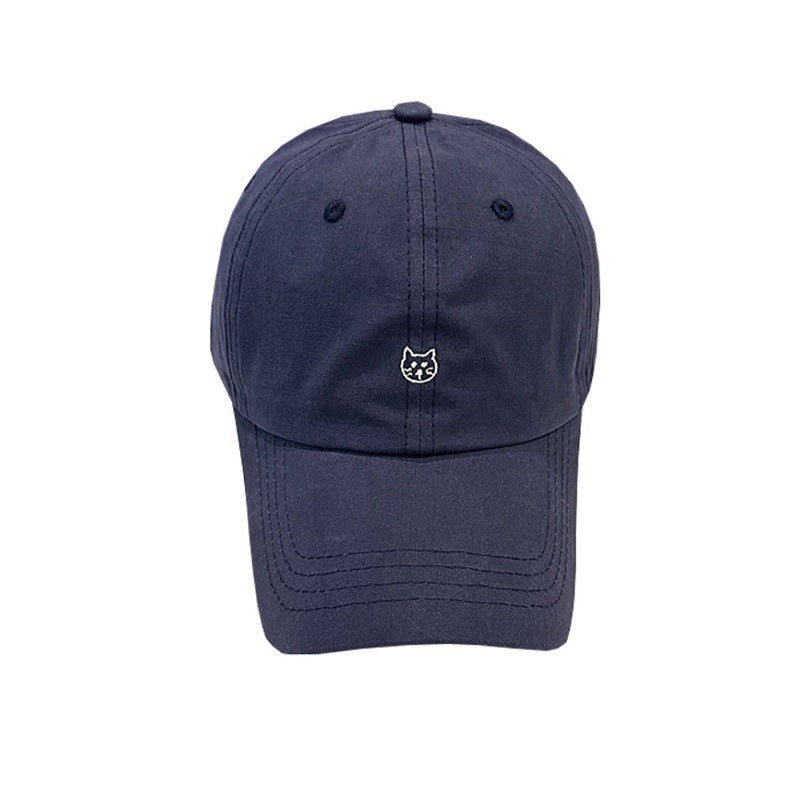 Women's Casual Cat Embroidered Baseball Cap Kalsten