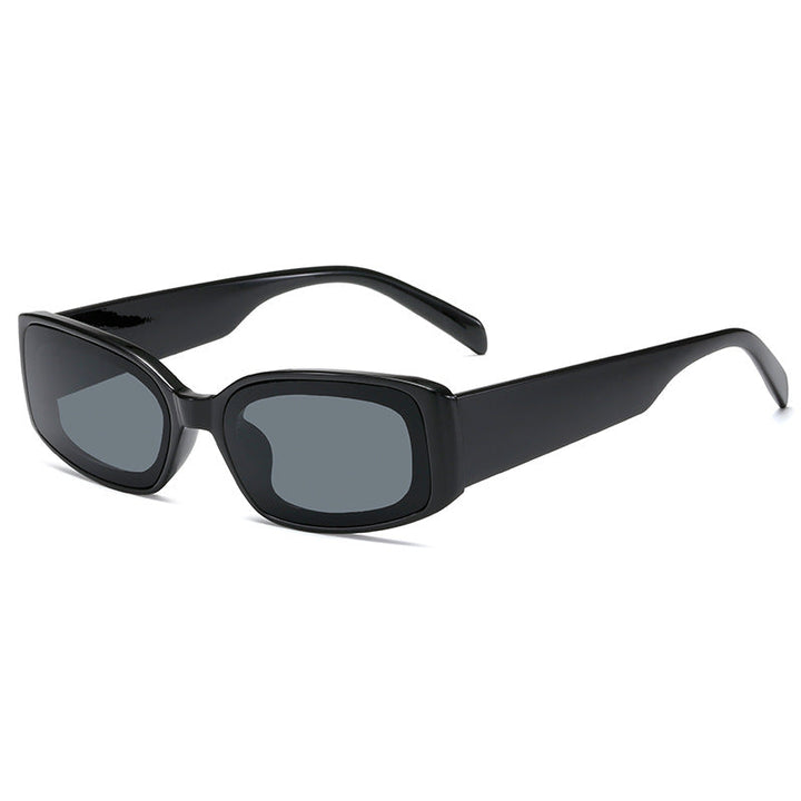 Women's stylish sunglasses with square lenses and transparent frame Kalsten