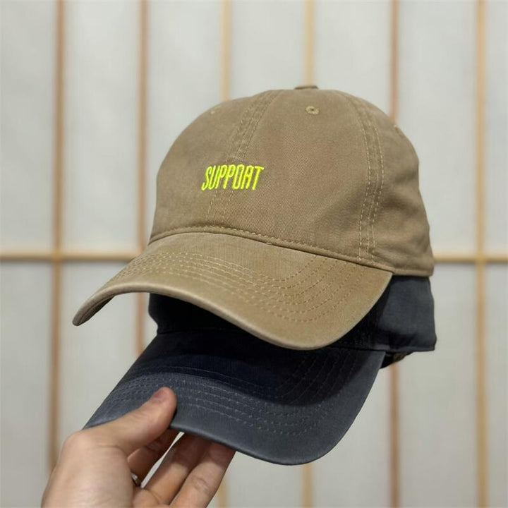 Men's Supportive Embroidered Cotton Baseball Cap Kalsten
