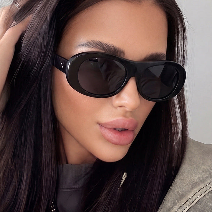 Women's fashionable oversized sunglasses with elegant tortoiseshell pattern Kalsten