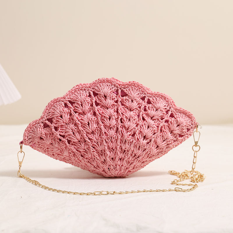Elegant Clutch Bag in Shell Design Kalsten