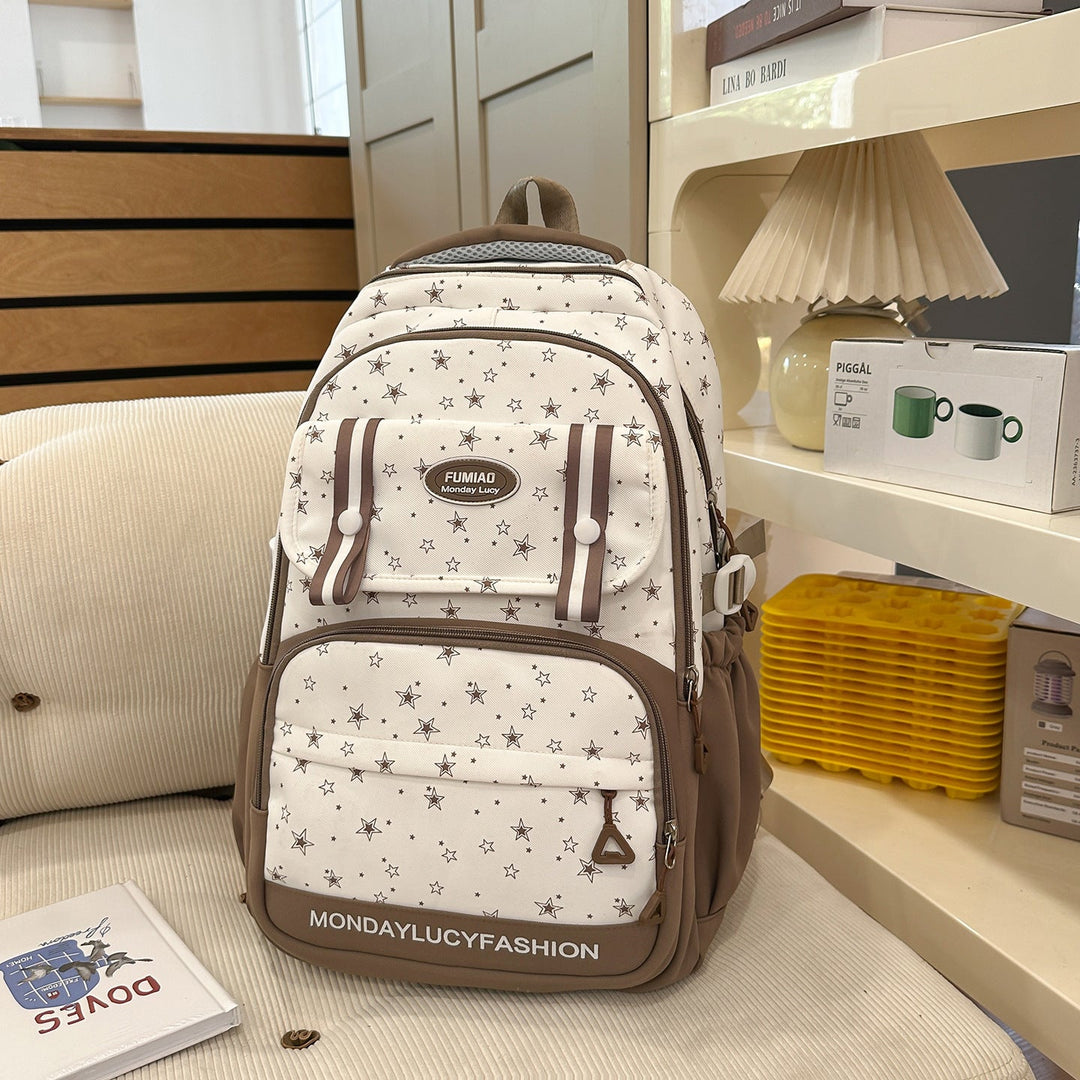 Star Patterned Multi-Functional Backpack Kalsten