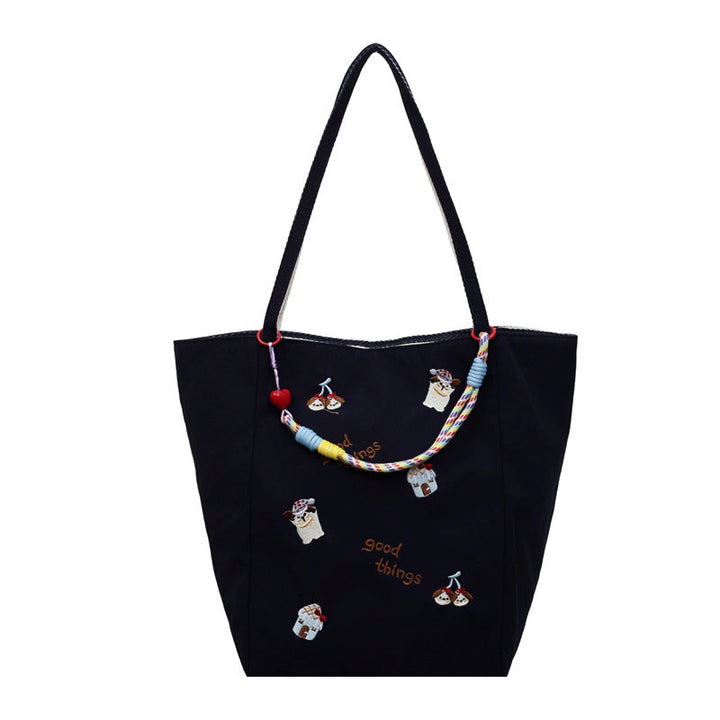 Embroidered Casual Tote Kalsten