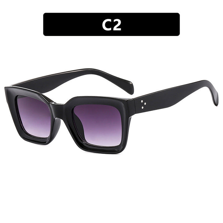 Women's fashionable square sunglasses with narrow frame Kalsten