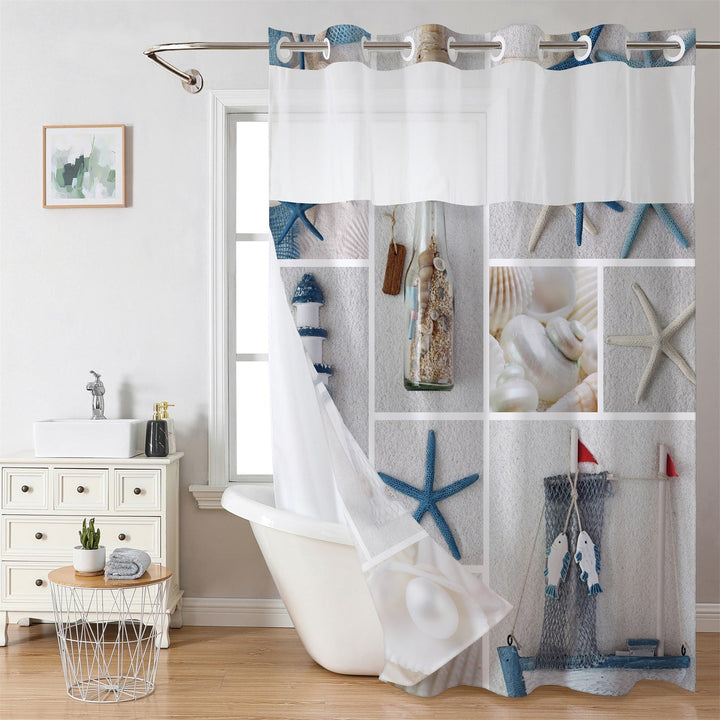 Luxury Marble Design Shower Curtain Kalsten