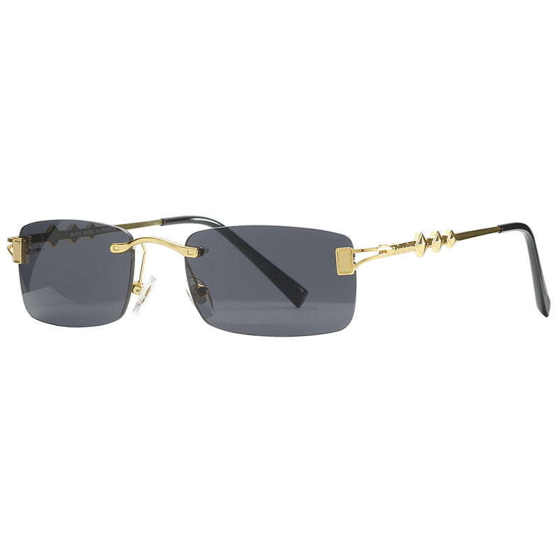 Women’s stylish retro sunglasses with luxurious metal frame and polarized lenses Kalsten