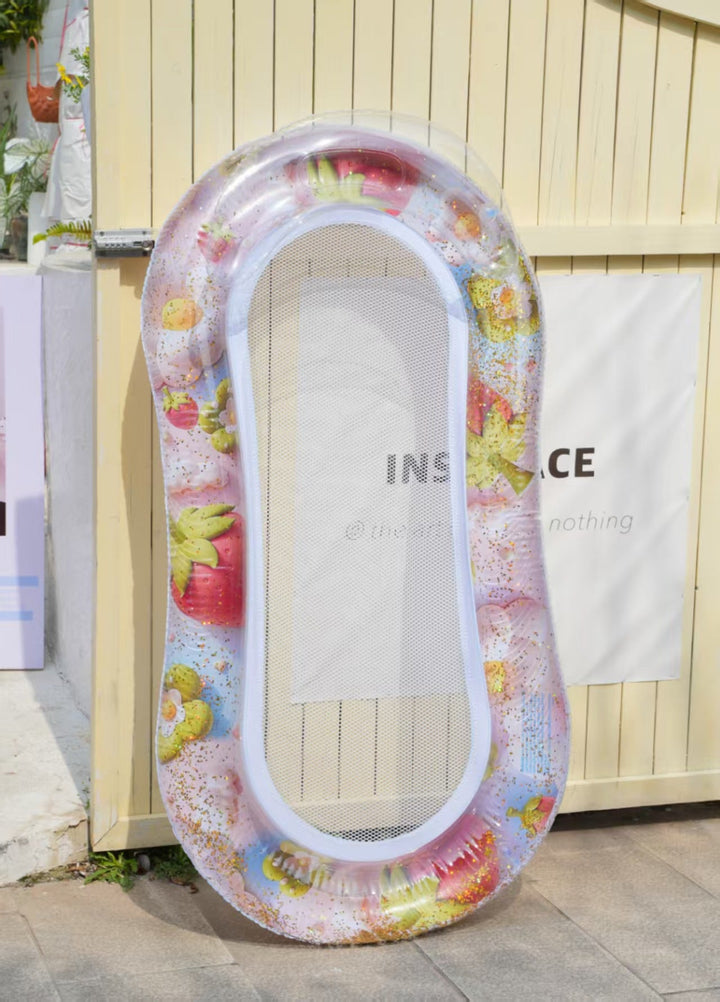 Women Inflatable Swimming Ring with Watermelon Design Kalsten