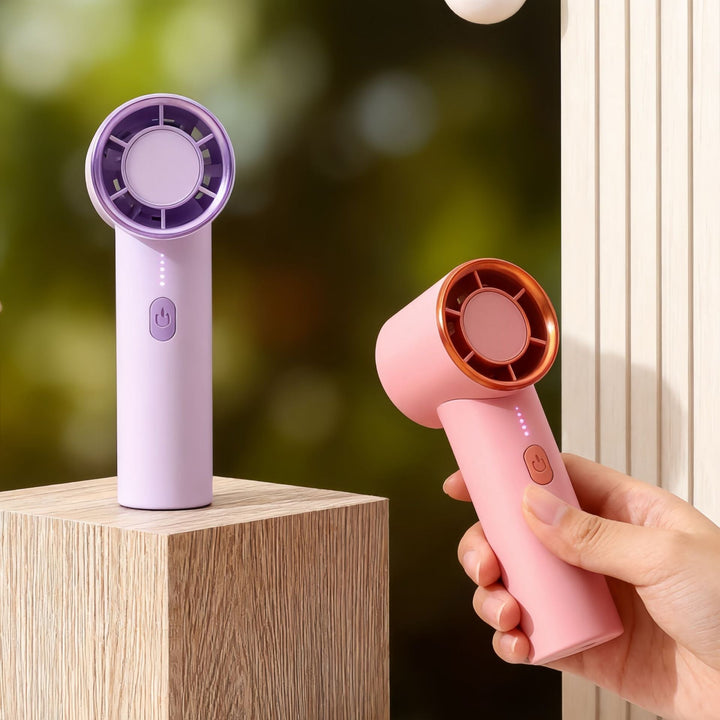 Women Portable Mini Hand Fan with USB Charging Function and Powerful Air Circulation Kalsten