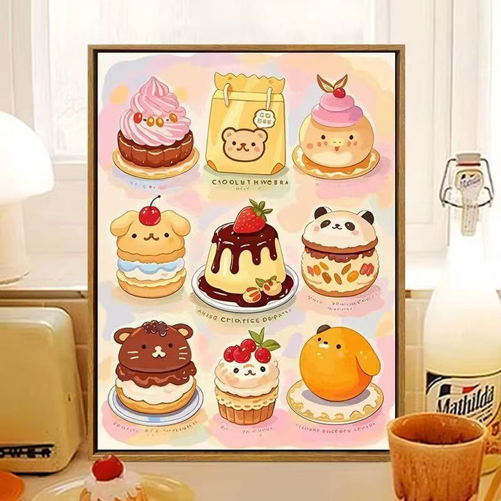 Cute Dessert-Themed Wall Art Kalsten