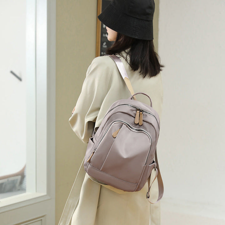 Sleek Multi-Pocket Nylon Backpack Kalsten