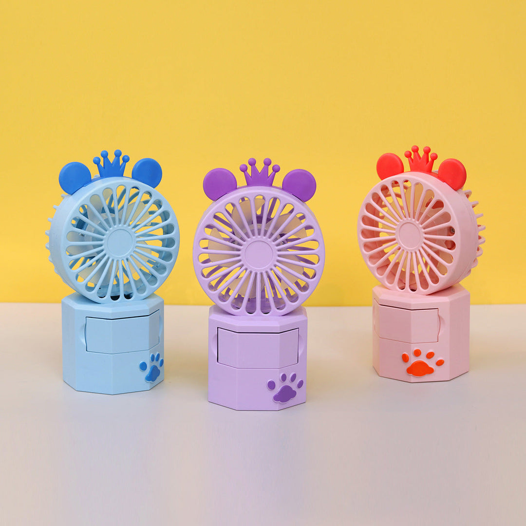 Unisex Portable Mini Fan with Animal Ears and USB Connection Kalsten
