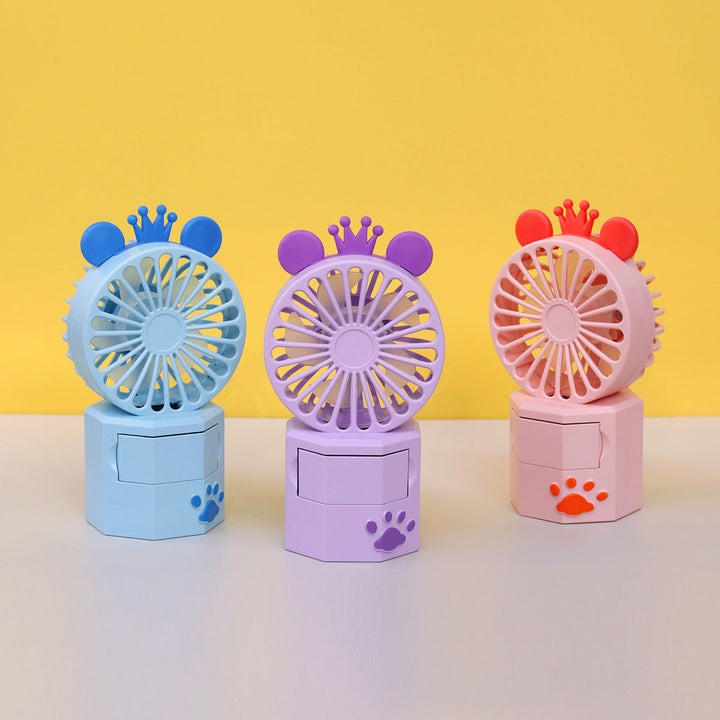 Unisex Portable Mini Fan with Animal Ears and USB Connection Kalsten