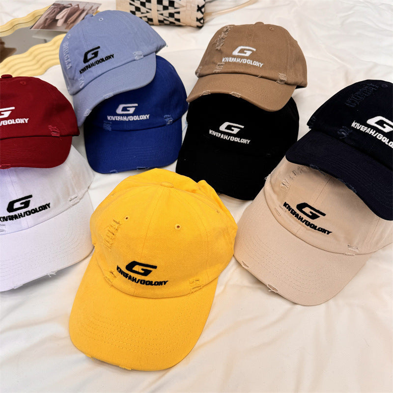 Men's Distressed Casual Baseball Cap Kalsten