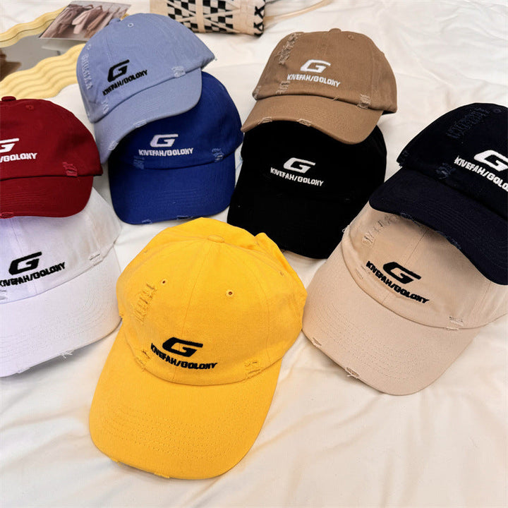 Men's Distressed Casual Baseball Cap Kalsten
