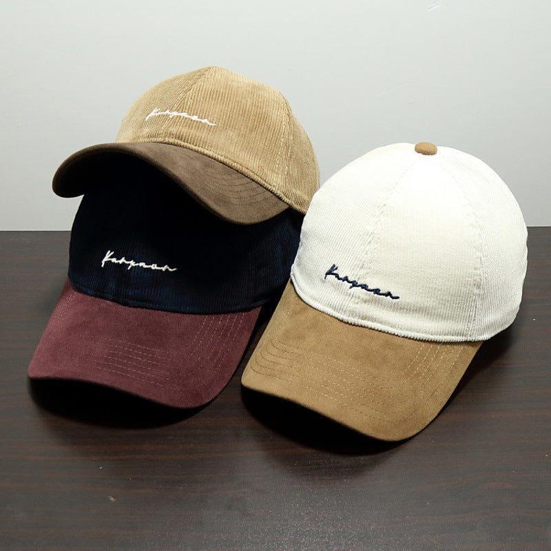 Men's Textured Corduroy Baseball Cap Kalsten