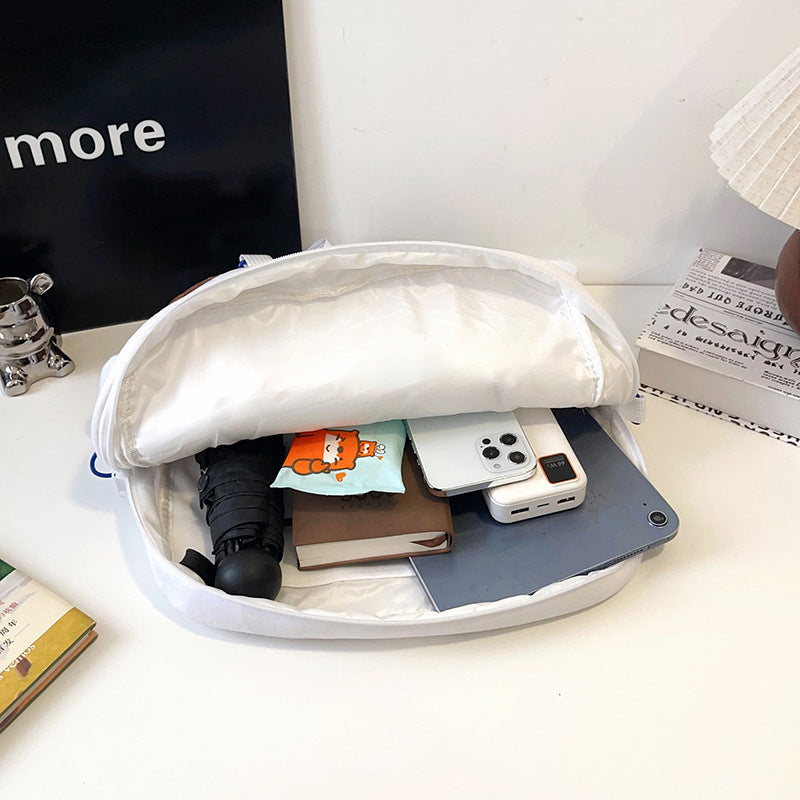Plush backpack with clear window Kalsten