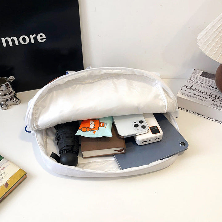 Plush backpack with clear window Kalsten