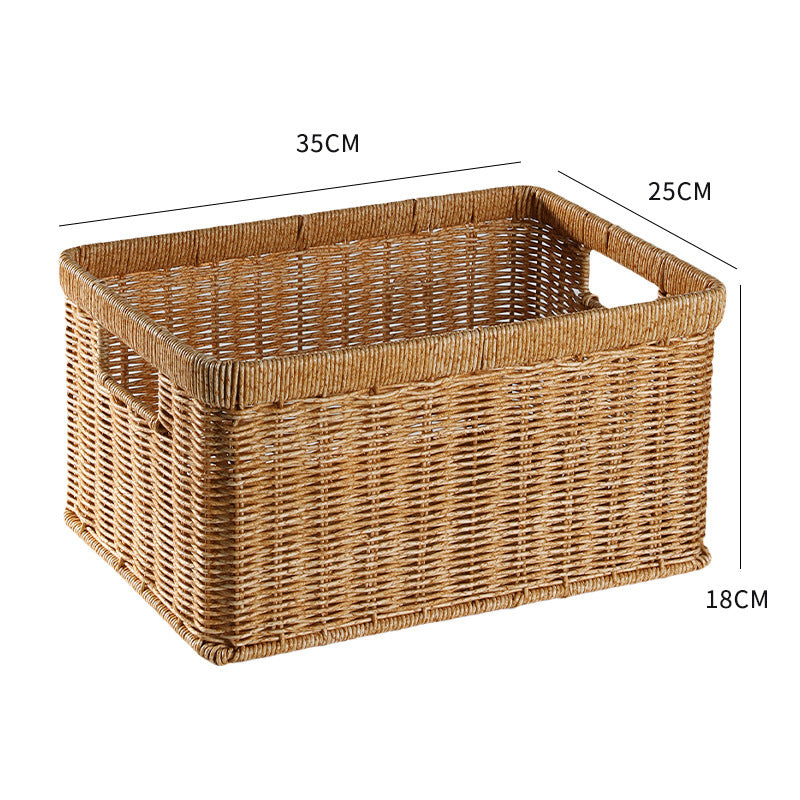 Unisex Practical Storage Basket with Open Handles Kalsten