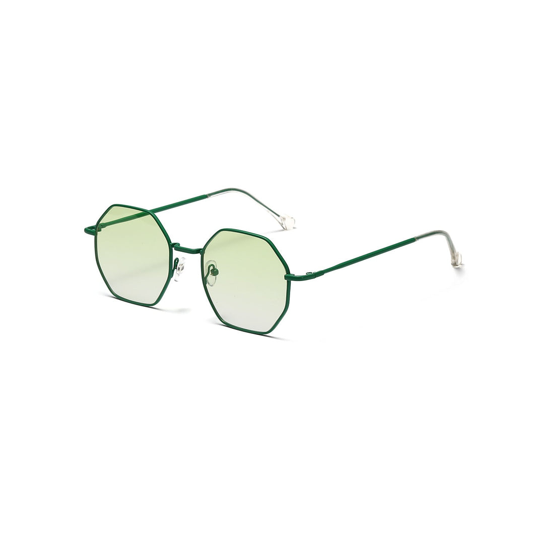 Women's octagonal sunglasses with elegant metal accents Kalsten