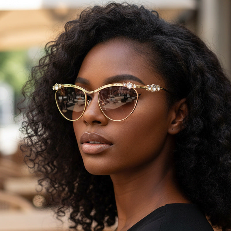Ladies Designer Sunglasses with Sparkling Details Kalsten
