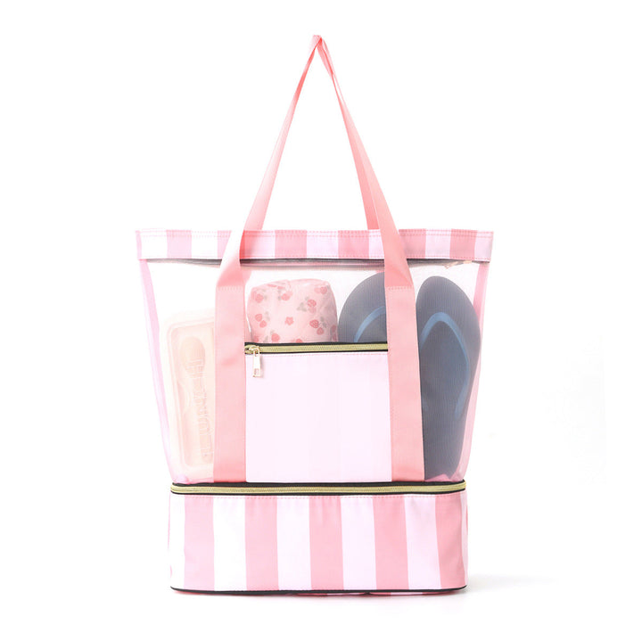 Beach bag with see-through design and large storage Kalsten