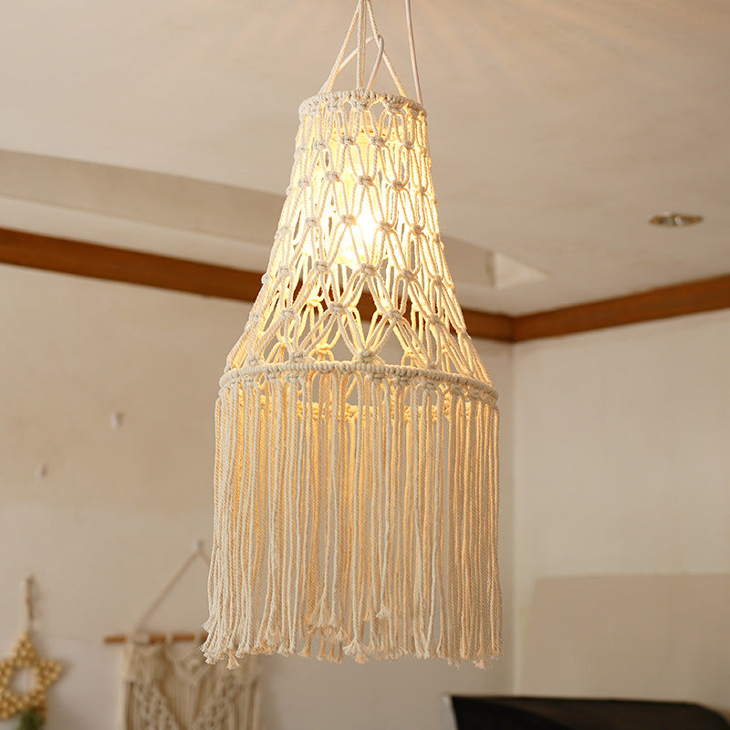 Macrame Hanging Lantern Acalora