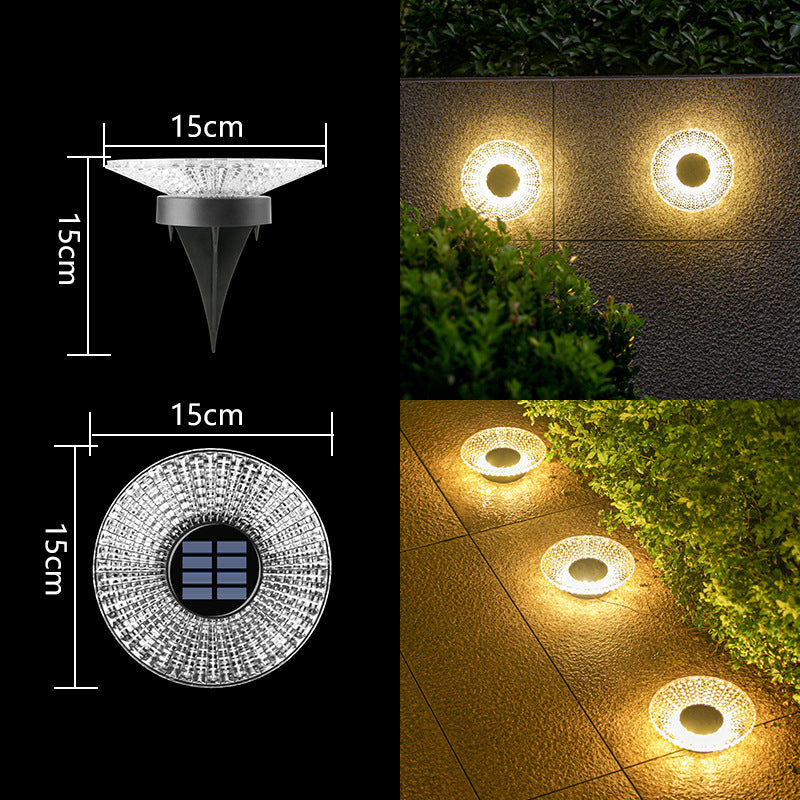 Decorative Solar Acrylic Petal Garden Stake LED Pathway Light Kalsten