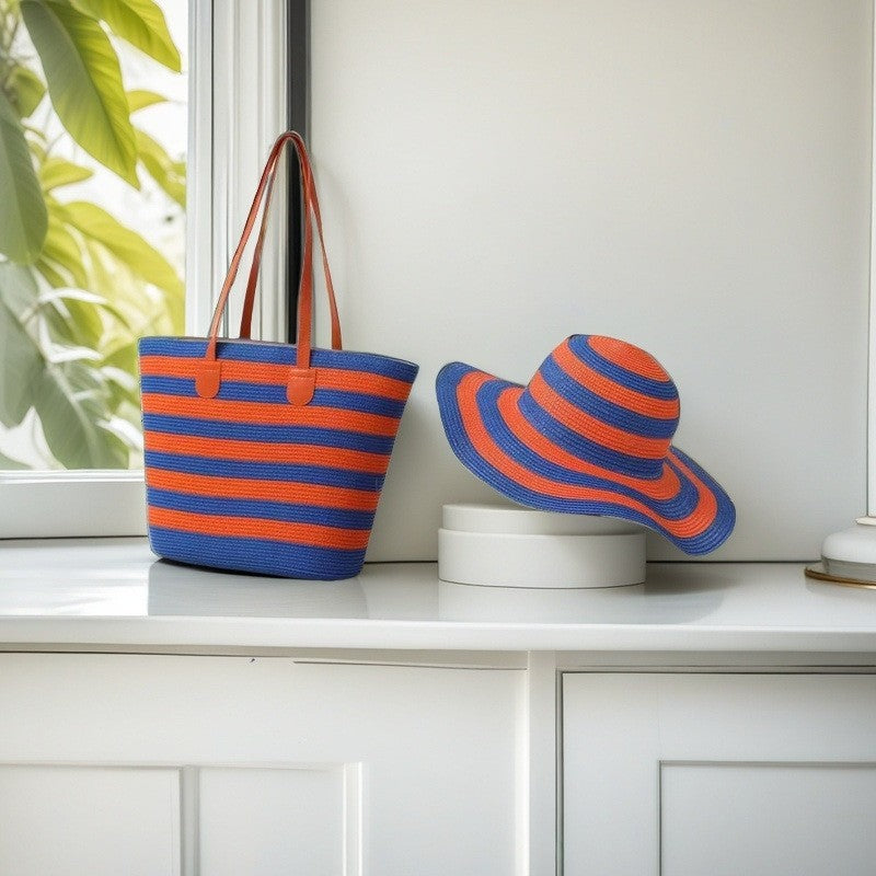 Beach bag and sun hat Kalsten