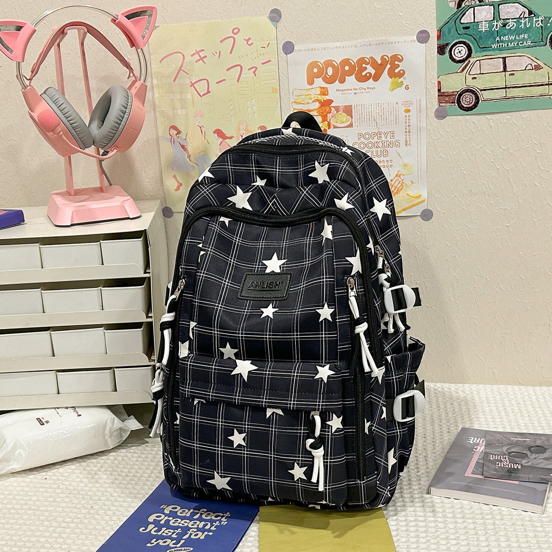 Versatile Star-Patterned Backpack Kalsten