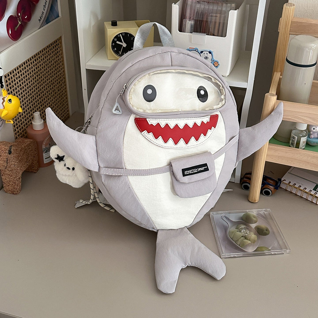 Adorable Shark-Shaped School Backpack