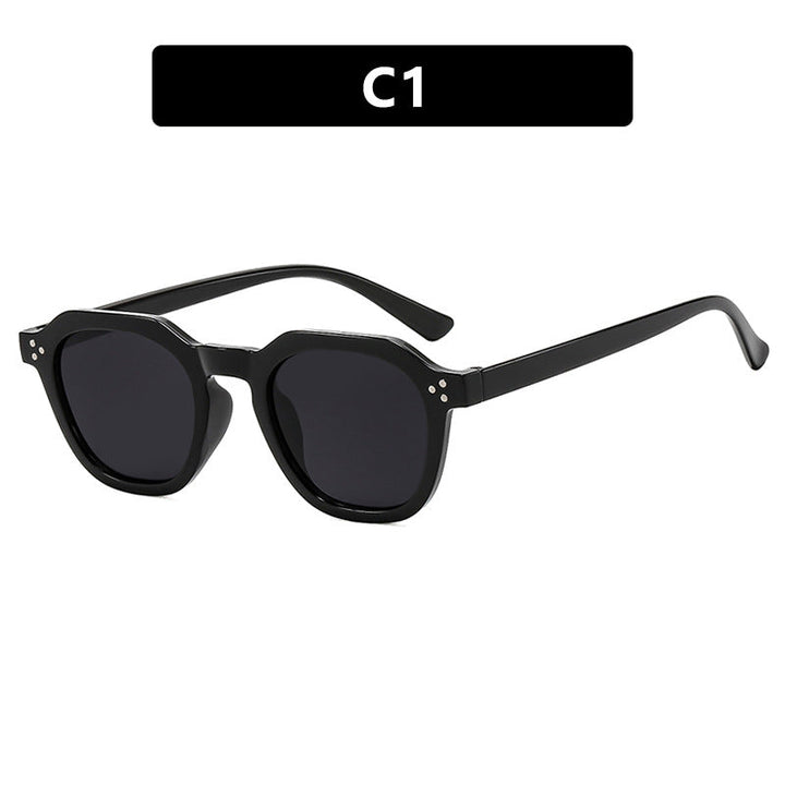 Ladies fashionable sunglasses in trendy hexagon design Kalsten