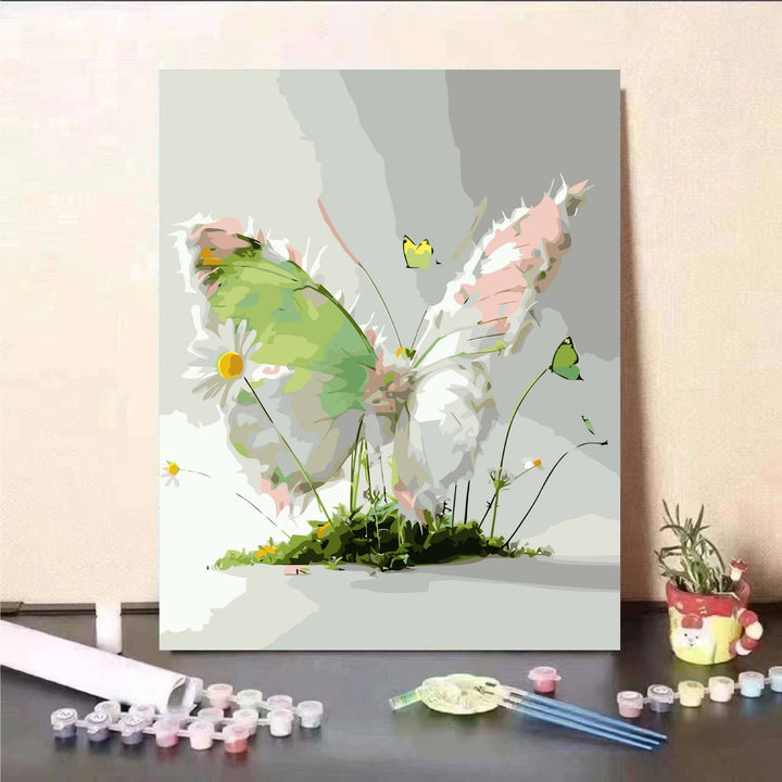 Floral Fantasy Paint by Numbers Wall Art Kalsten