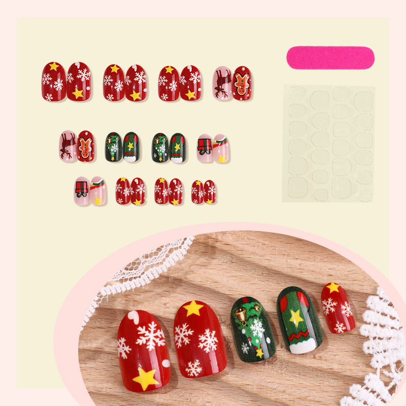 Gradient Style Press-On Nails with Closure Kit Acalora