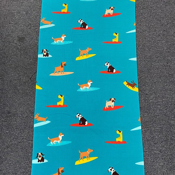Beach towel with tropical flamingo design Kalsten