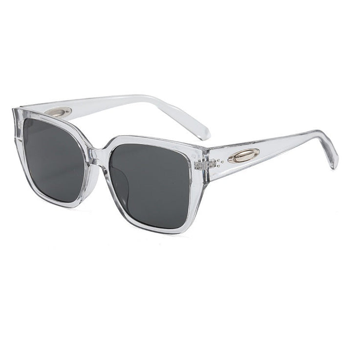 Women's sunglasses in modern square design with clear lenses Kalsten