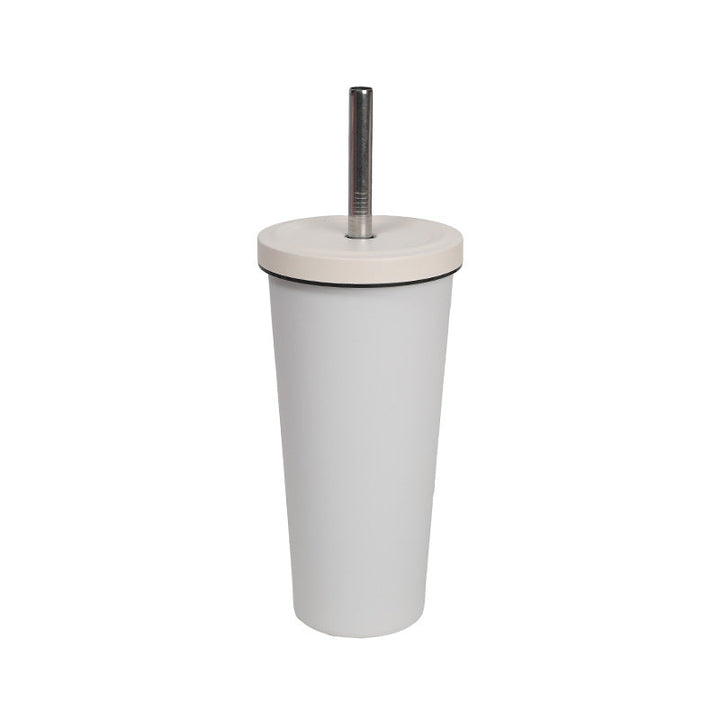 Women's High-Quality Insulated Drinking Bottle with Stainless Steel Straw Kalsten