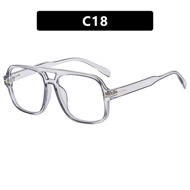 Ladies square designer glasses with delicate frame and modern plastic material Kalsten