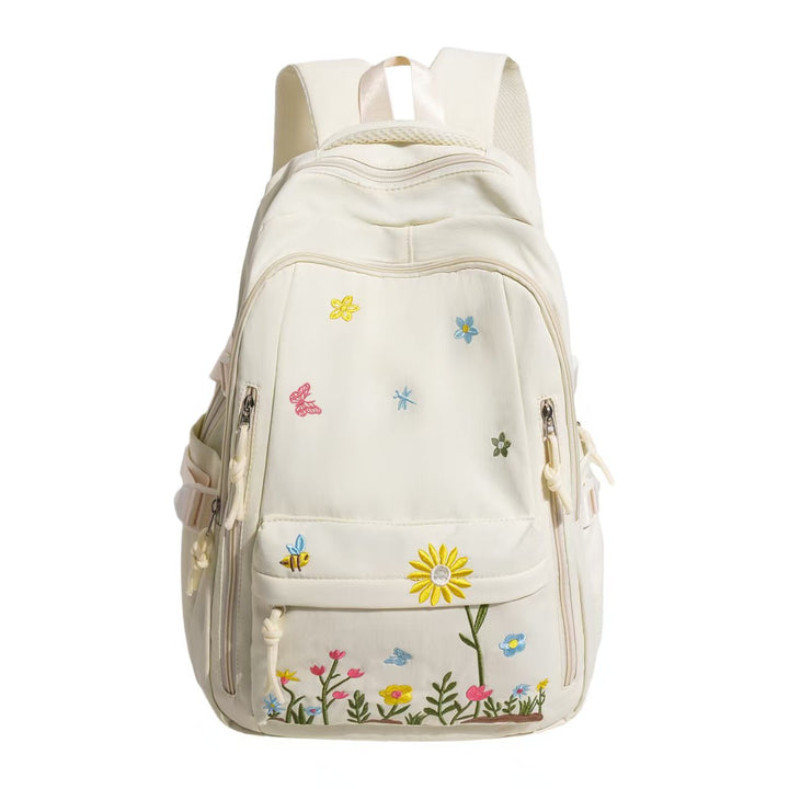 Embroidered Floral Backpack Kalsten