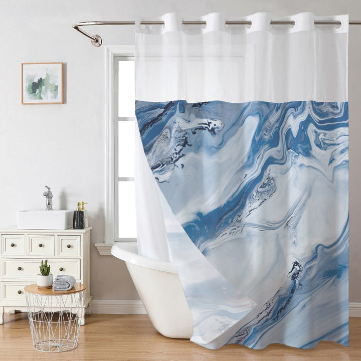 Luxury Marble Design Shower Curtain Kalsten