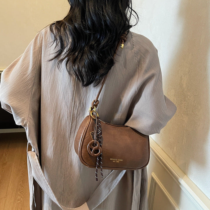 Chic Leather Shoulder Bag Kalsten