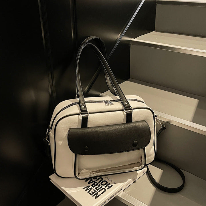 Elegant shoulder bag with multifunctional compartments Kalsten