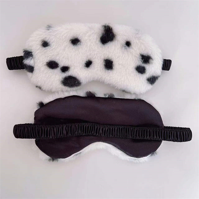 Women's soft plush sleep mask with ergonomic padding and elastic comfort band Kalsten