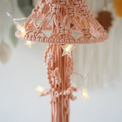 Decorative Macramé Ceiling Light Shade Acalora