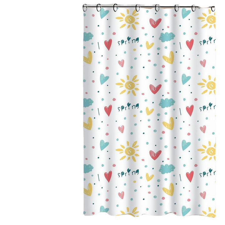 Floral Patterned Shower Curtain Kalsten