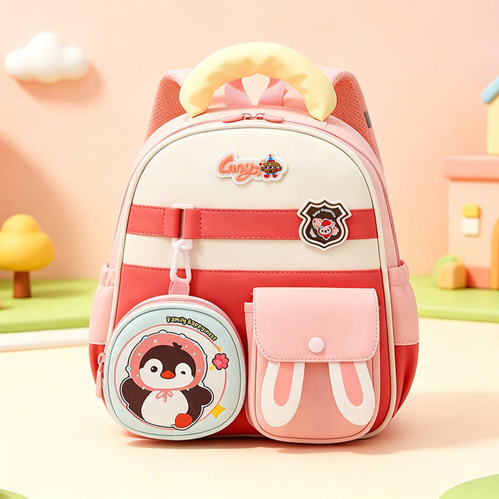 Children's Cute Character Design School Backpack