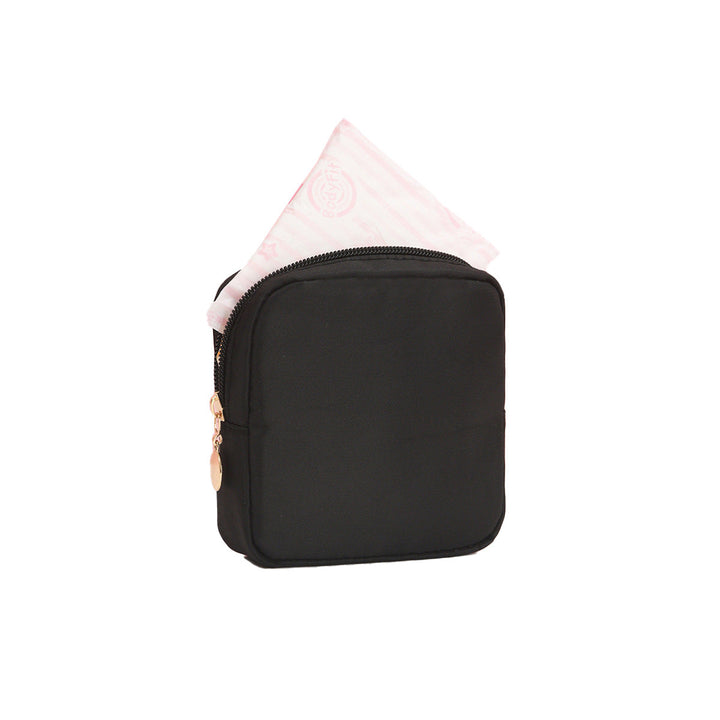 Cosmetic storage bag with fine stripe pattern Kalsten