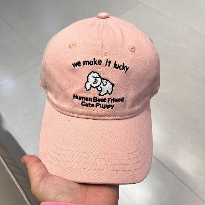 Men's Casual Embroidered Puppy Design Baseball Cap Kalsten