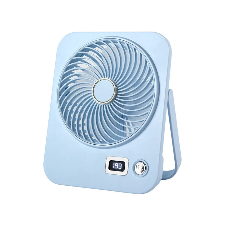 Ladies portable table fan with digital speed display Kalsten