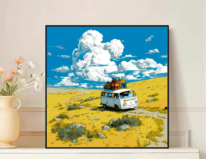 Scenic Mountain Landscape Canvas Art Kalsten